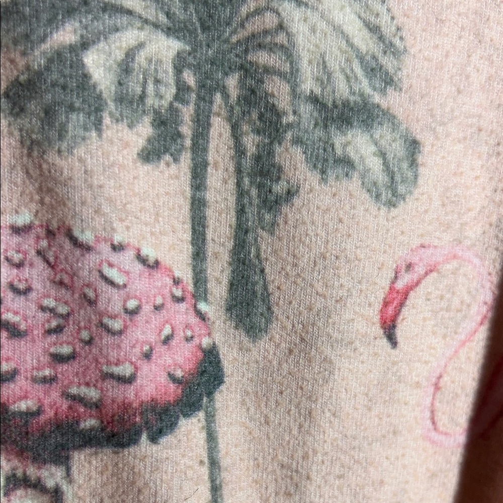 Wildfox Pink Mushroom and Palm Tree Sweatshirt - Picture 3 of 4